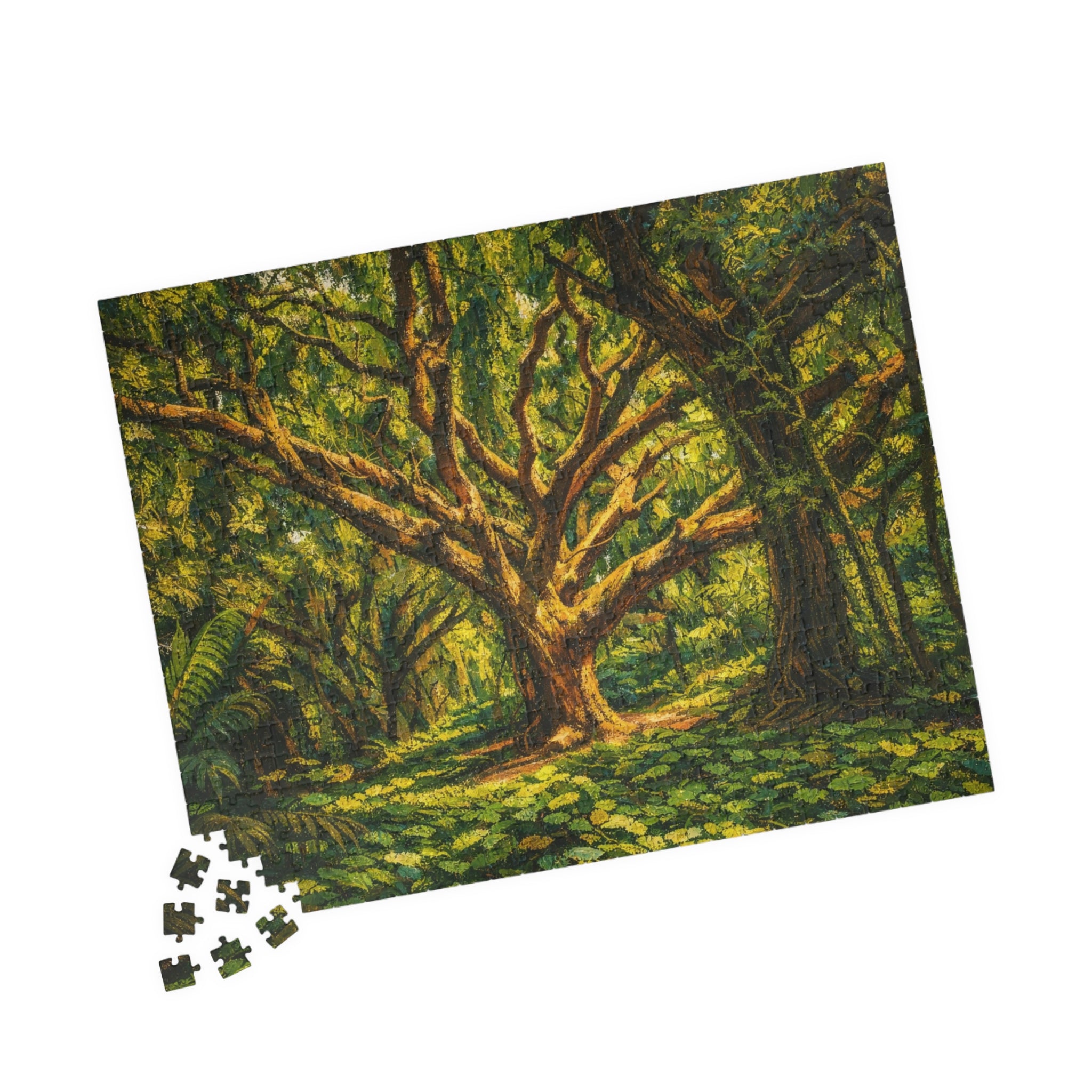 Painted Oak Tree Masterpiece - (252, 520, 1014 pcs)