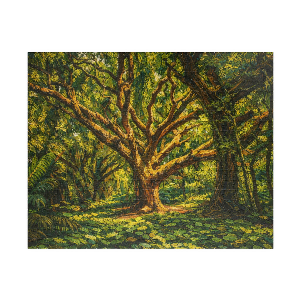 Painted Oak Tree Masterpiece - (252, 520, 1014 pcs)