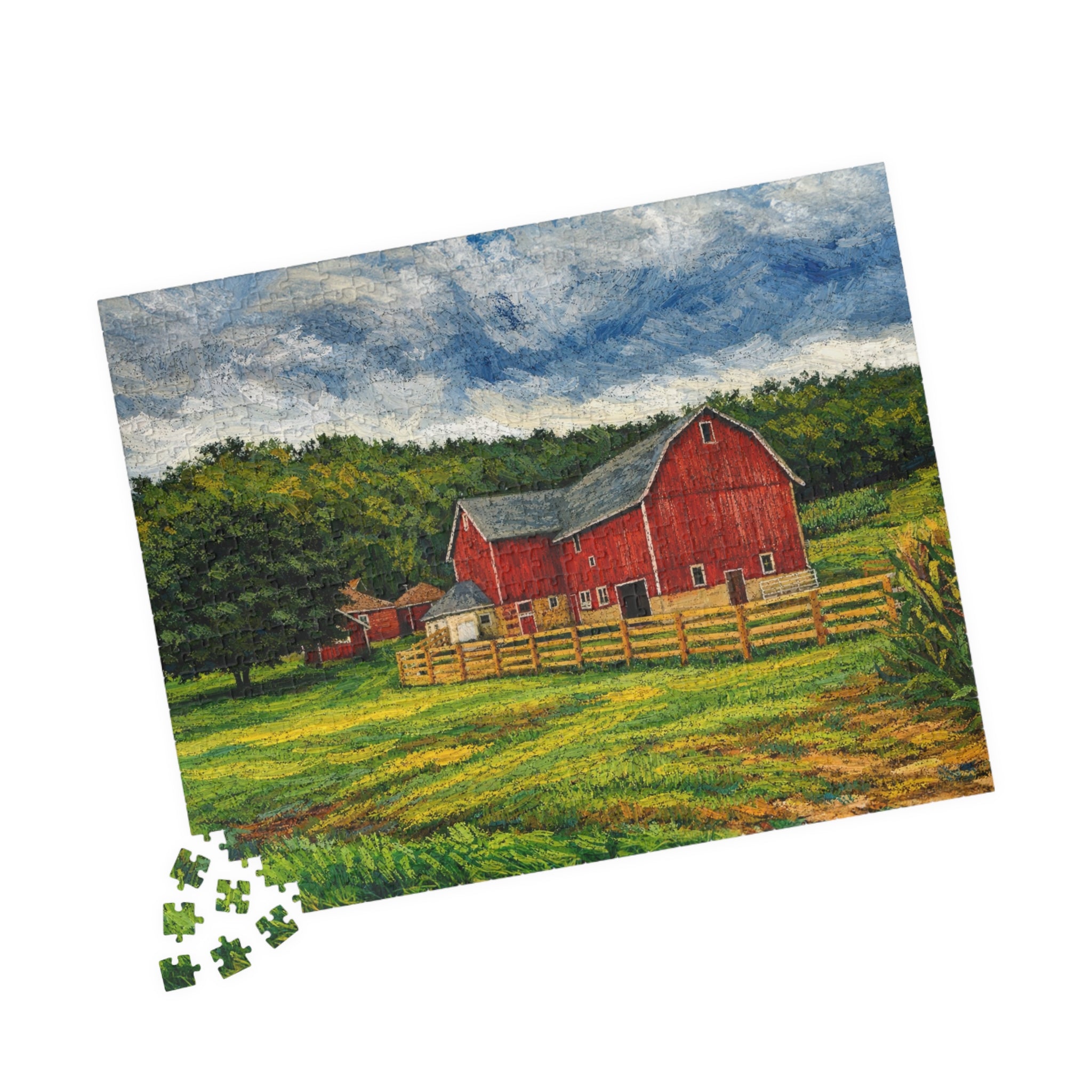 Country Red Barn - (252, 520, 1014 pcs)