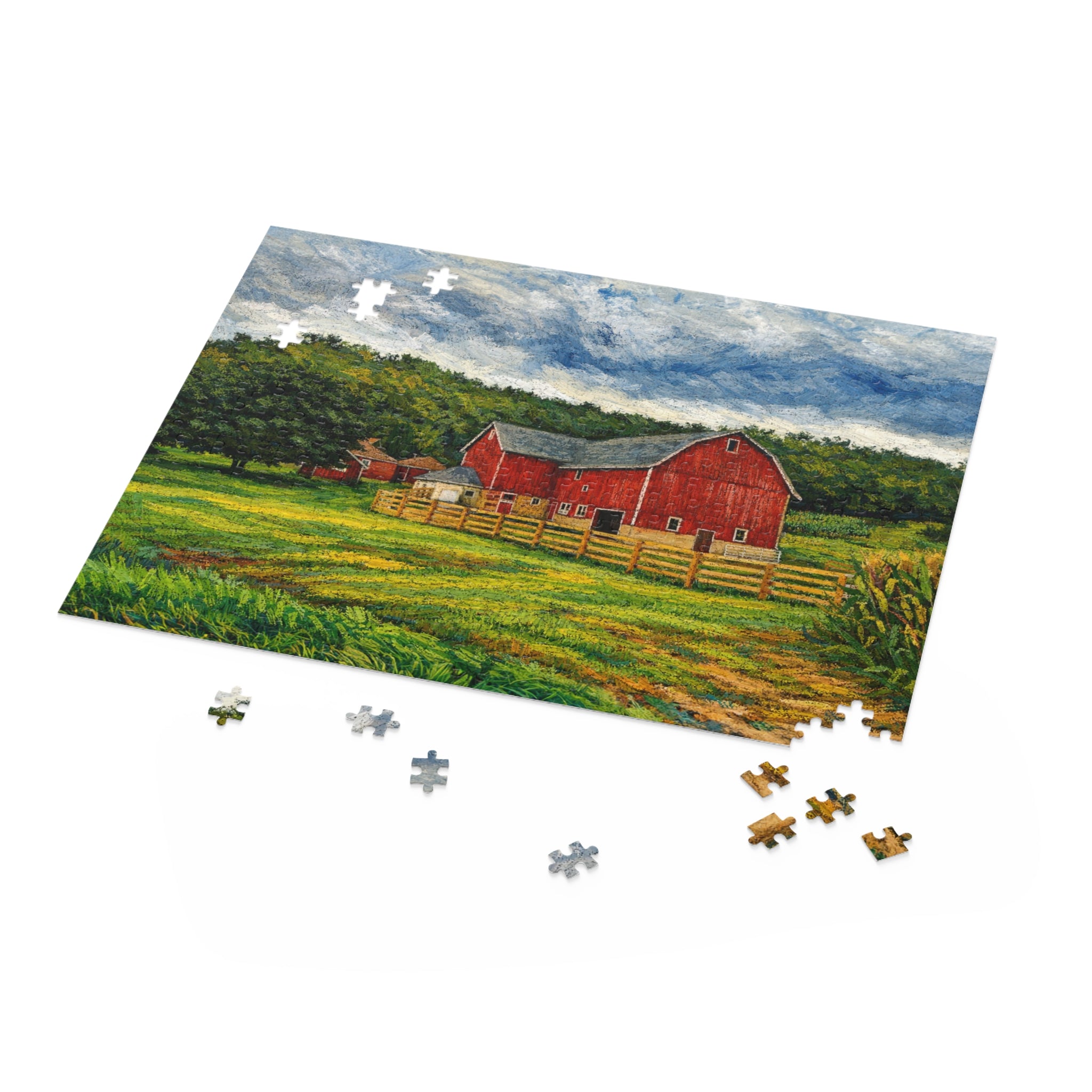 Country Red Barn - (252, 520, 1014 pcs)