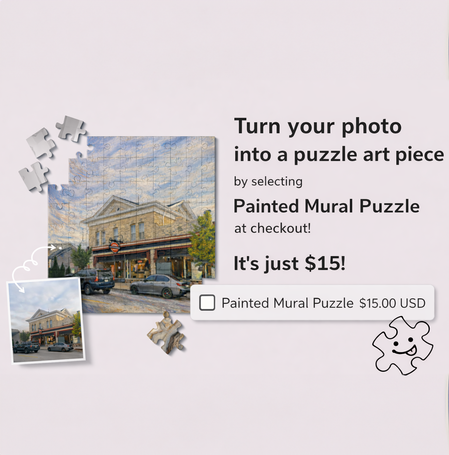 520pcs (Vertical) Custom Jigsaw Puzzle