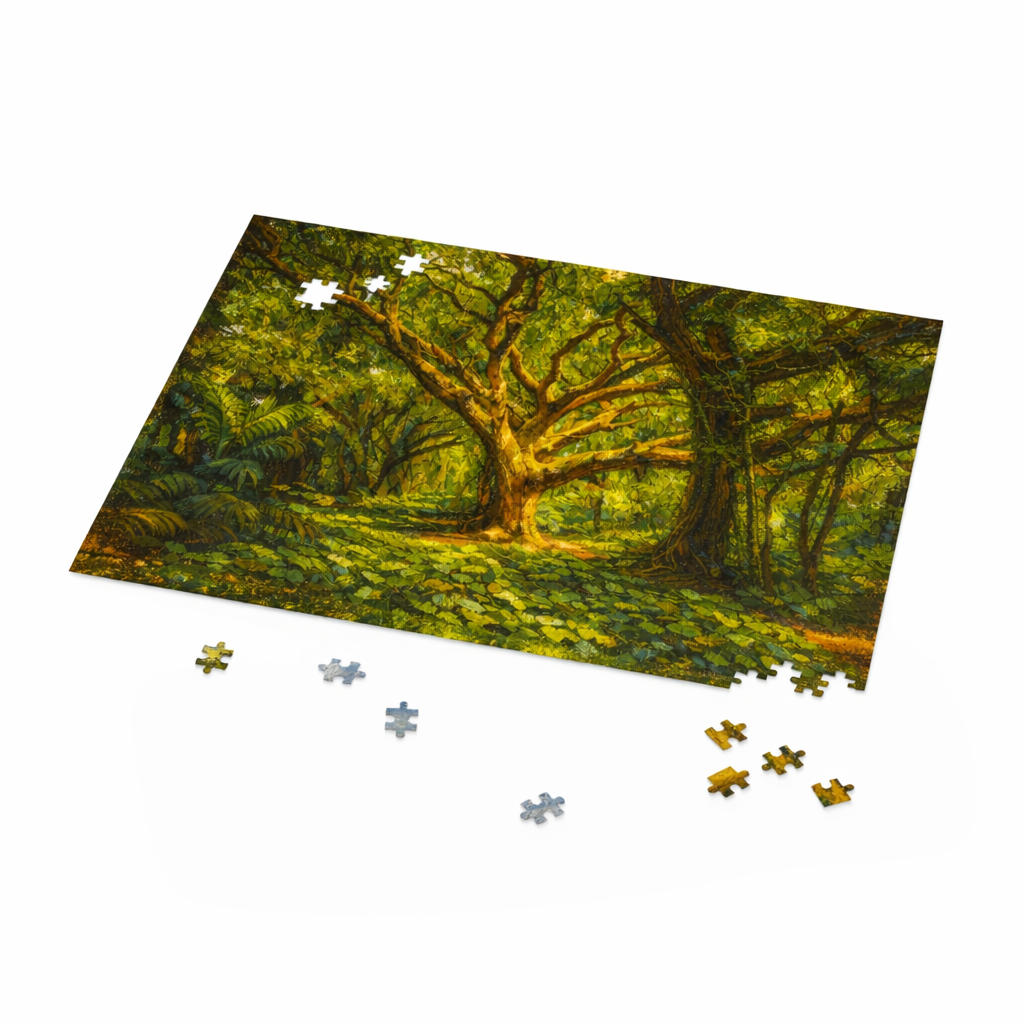 Painted Oak Tree Masterpiece - (252, 520, 1014 pcs)