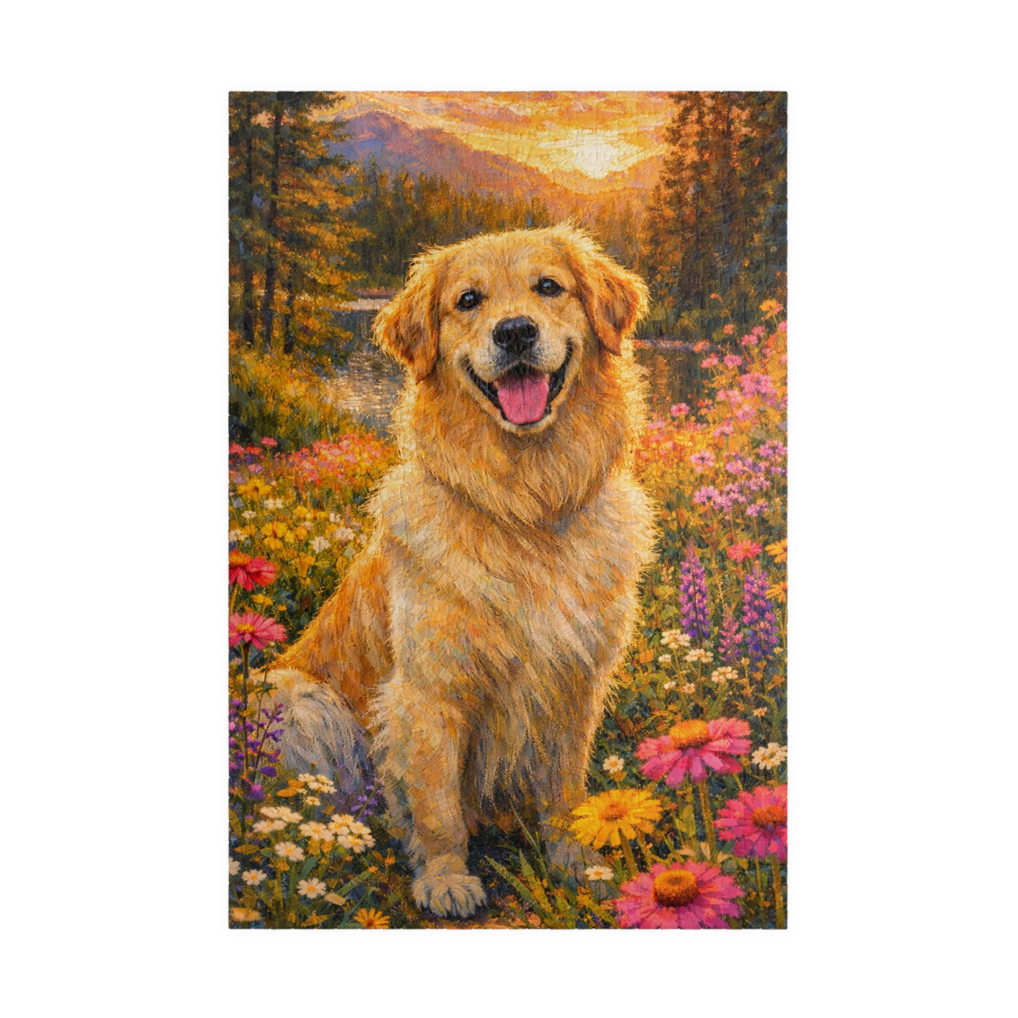 Golden Retriever Meadow - (1014 pcs)