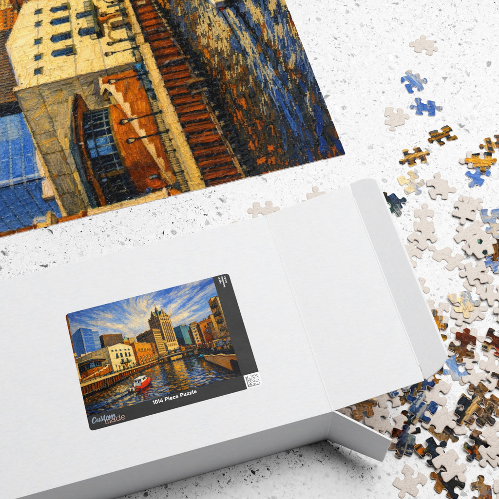 Milwaukee Riverwalk Sunset - (252, 520, 1014 pcs)