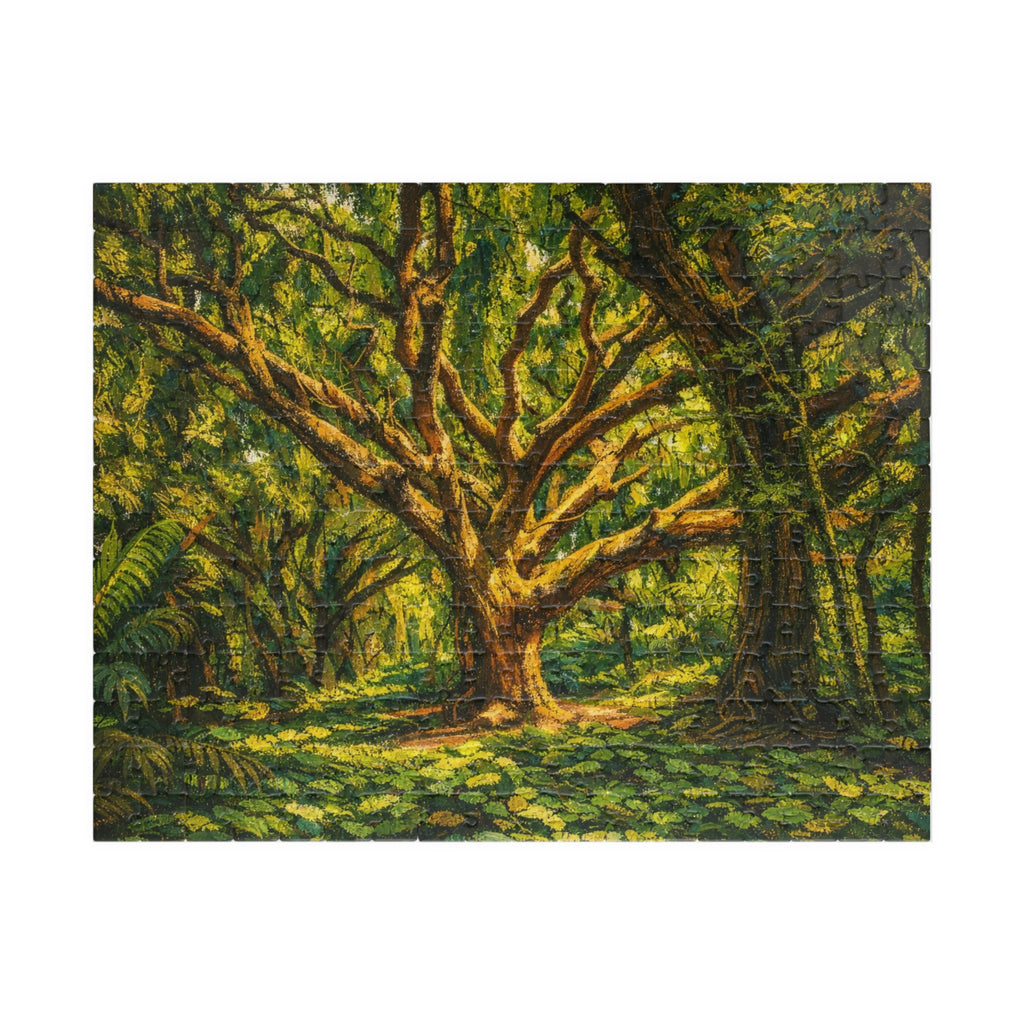 Painted Oak Tree Masterpiece - (252, 520, 1014 pcs)