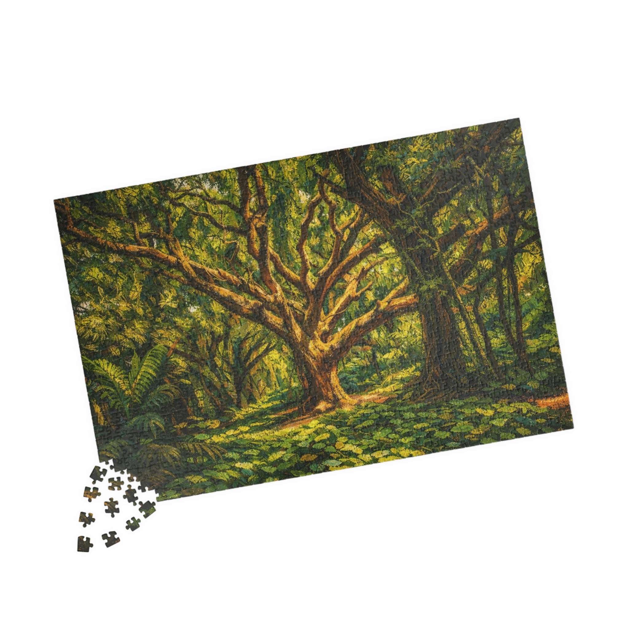 Painted Oak Tree Masterpiece - (252, 520, 1014 pcs)