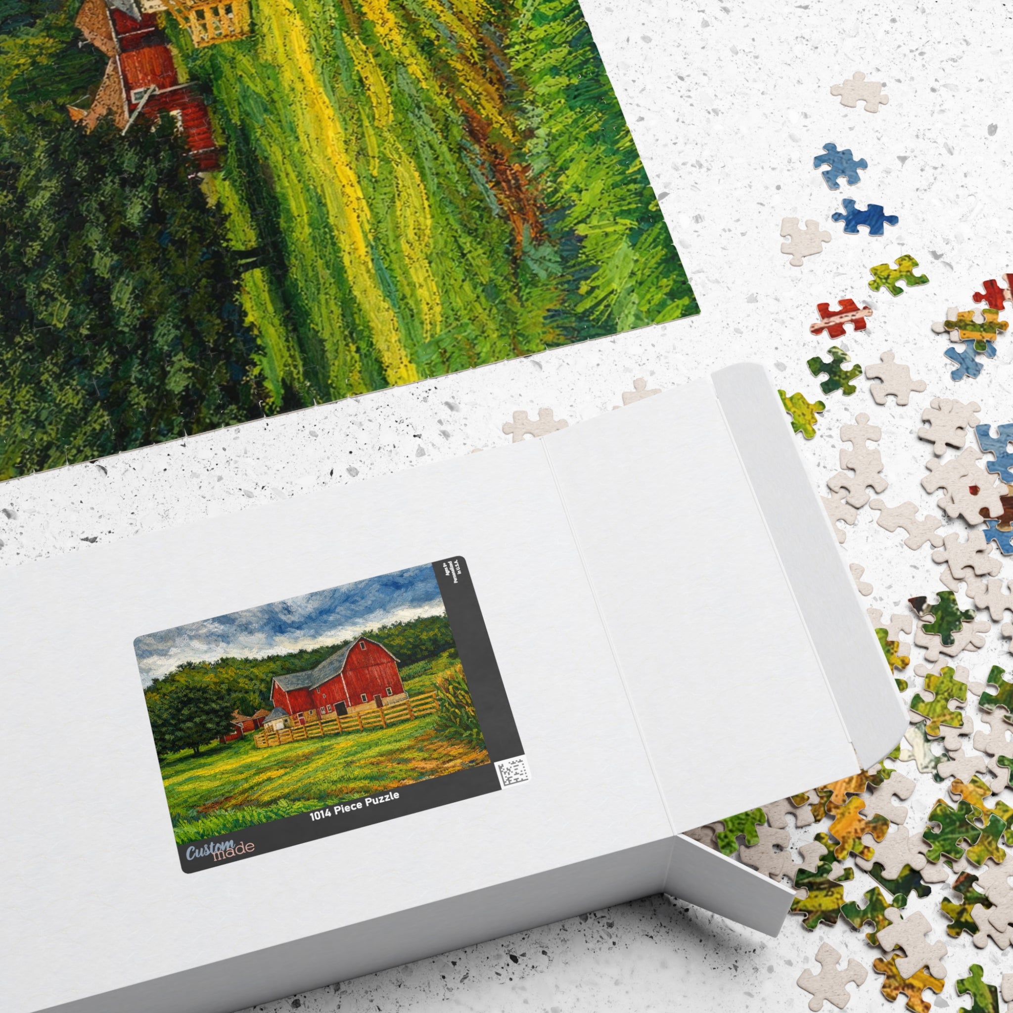 Country Red Barn - (252, 520, 1014 pcs)