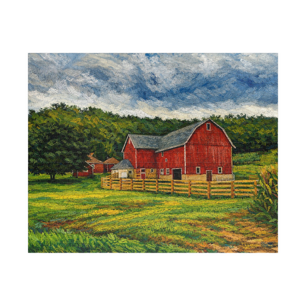 Country Red Barn - (252, 520, 1014 pcs)