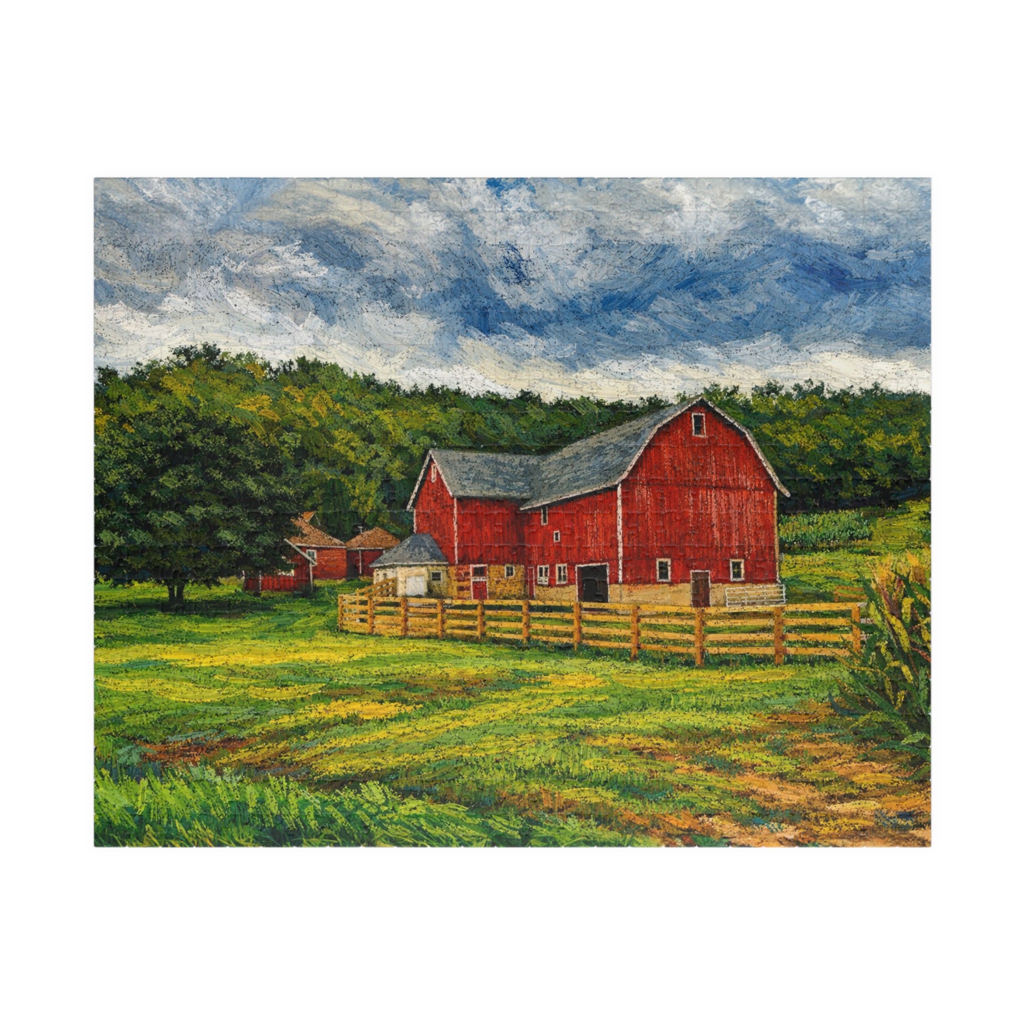 Country Red Barn - (252, 520, 1014 pcs)